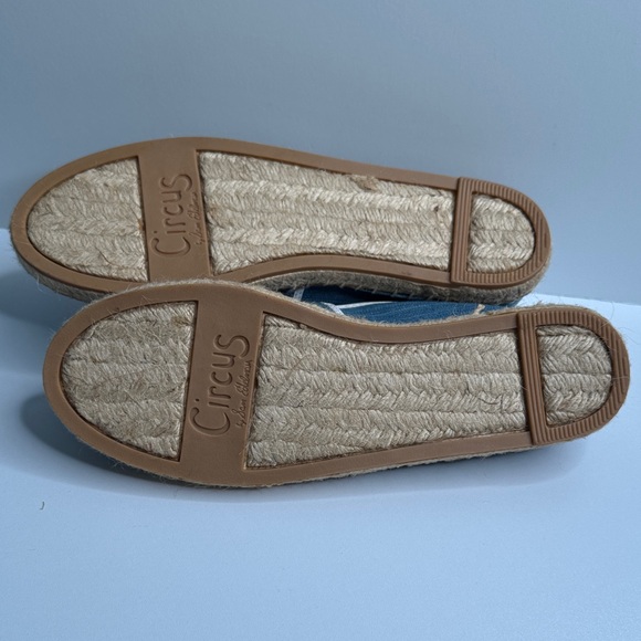 Circus by Sam Edelman -  Blue Espadrilles Size 7.5 “Fries B4 Guys” - Picture 3 of 6